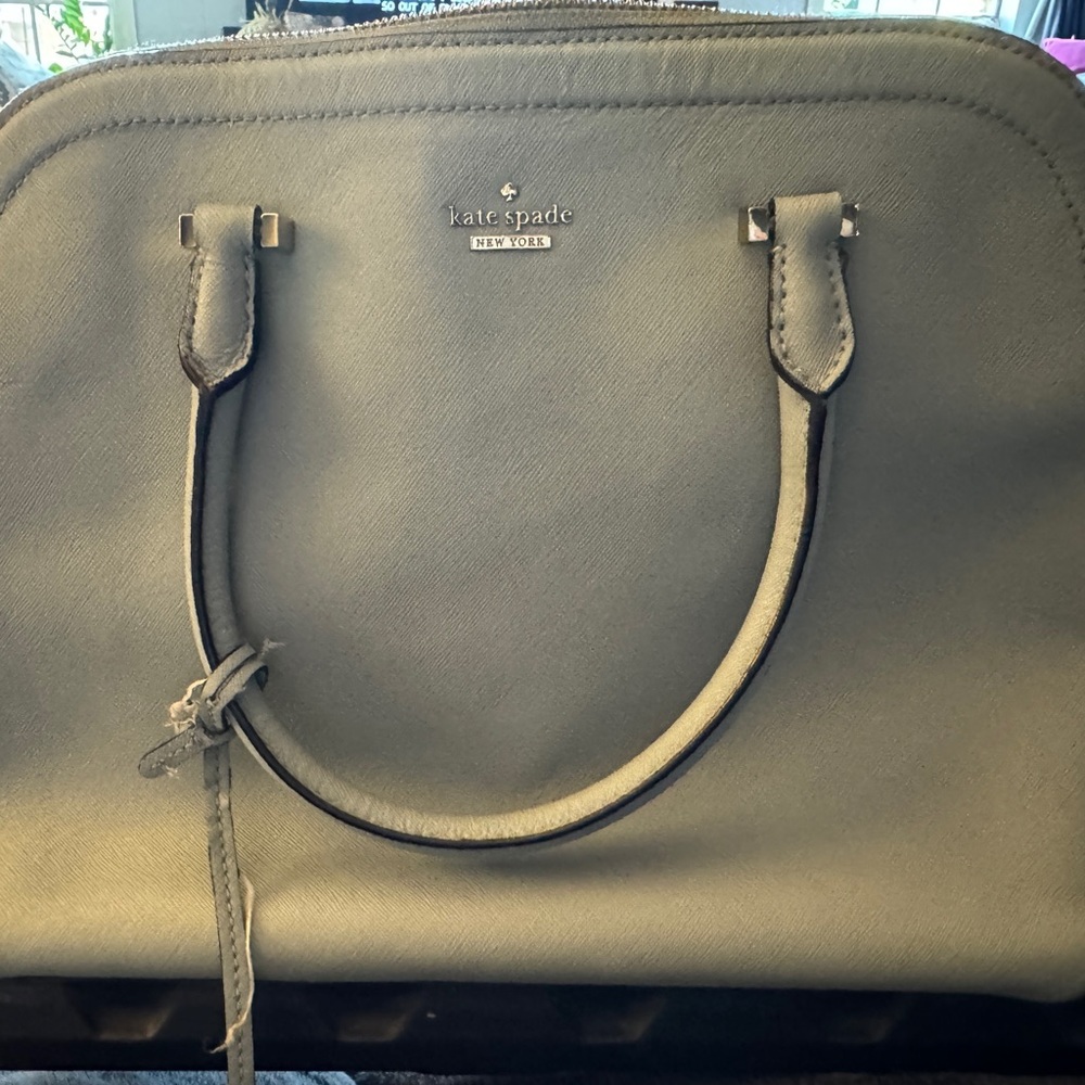 kate spade Elegant Gray Satchel